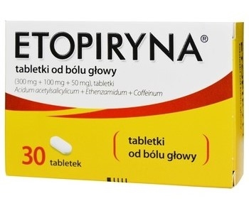 Tabletki na ból kości Etopiryna