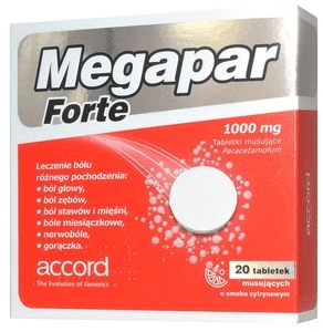 Tabletki musujące na ból kości Megapar - opinia